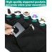 Kudsow Pet Carrier Sling for Small Dogs and Cats, Dog Carrier Sling with Adjustable Thick Padded Shoulder Strap and Pocket KU-PB3-Black