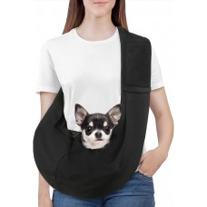 Kudsow Small Dog Sling Carrier, Reversible Hands Free Dog Sling Carriers for Small Dogs and Cats, Puppy Slings Carrier with Safety Harness KU-PB5-Black Kudsow Small Dog Sling Carrier, Reversible Hands Free Dog Sling Carriers for Small Dogs and Cats, Puppy Slings Carrier with Safety Harness KU-PB5-Black