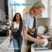 Kudsow Small Dog Sling Carrier, Reversible Hands Free Dog Sling Carriers for Small Dogs and Cats, Puppy Slings Carrier with Safety Harness KU-PB5-Black Kudsow Small Dog Sling Carrier, Reversible Hands Free Dog Sling Carriers for Small Dogs and Cats, Puppy Slings Carrier with Safety Harness KU-PB5-Black