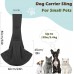 Kudsow Small Dog Sling Carrier, Reversible Hands Free Dog Sling Carriers for Small Dogs and Cats, Puppy Slings Carrier with Safety Harness KU-PB5-Black Kudsow Small Dog Sling Carrier, Reversible Hands Free Dog Sling Carriers for Small Dogs and Cats, Puppy Slings Carrier with Safety Harness KU-PB5-Black